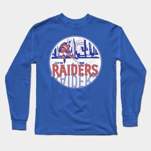 Defunct New York Raiders Hockey Team Long Sleeve T-Shirt